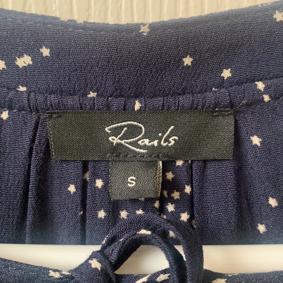 Rails Jasmine Navy Stella Multi star constellation Print Long sleeve dress Small - Picture 5 of 9